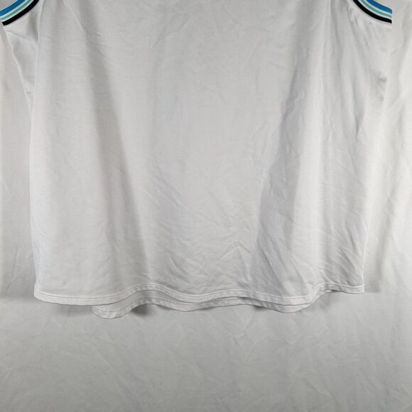 Chico's Tank Top Womens 3 XL White Collared Zenergy 1/4 Button Sleeveless - Picture 9 of 9